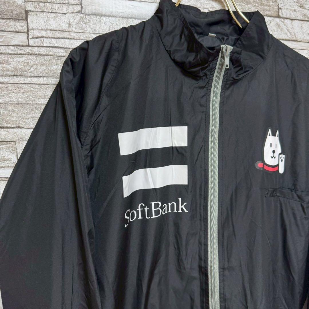 SoftBank 日本アパレルファッション産業協会【M】ウィンドブレーカー✨黒