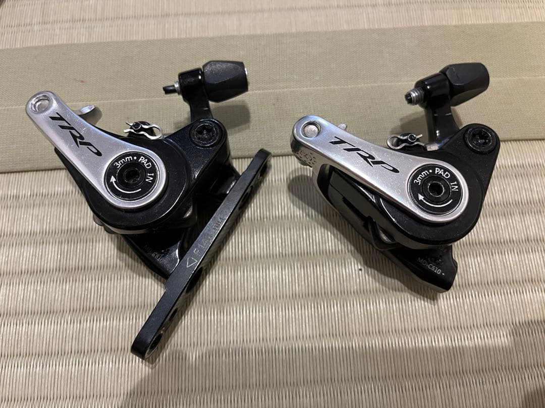 TRP SPYREキャリパーフラットマウント改造品ローターセット