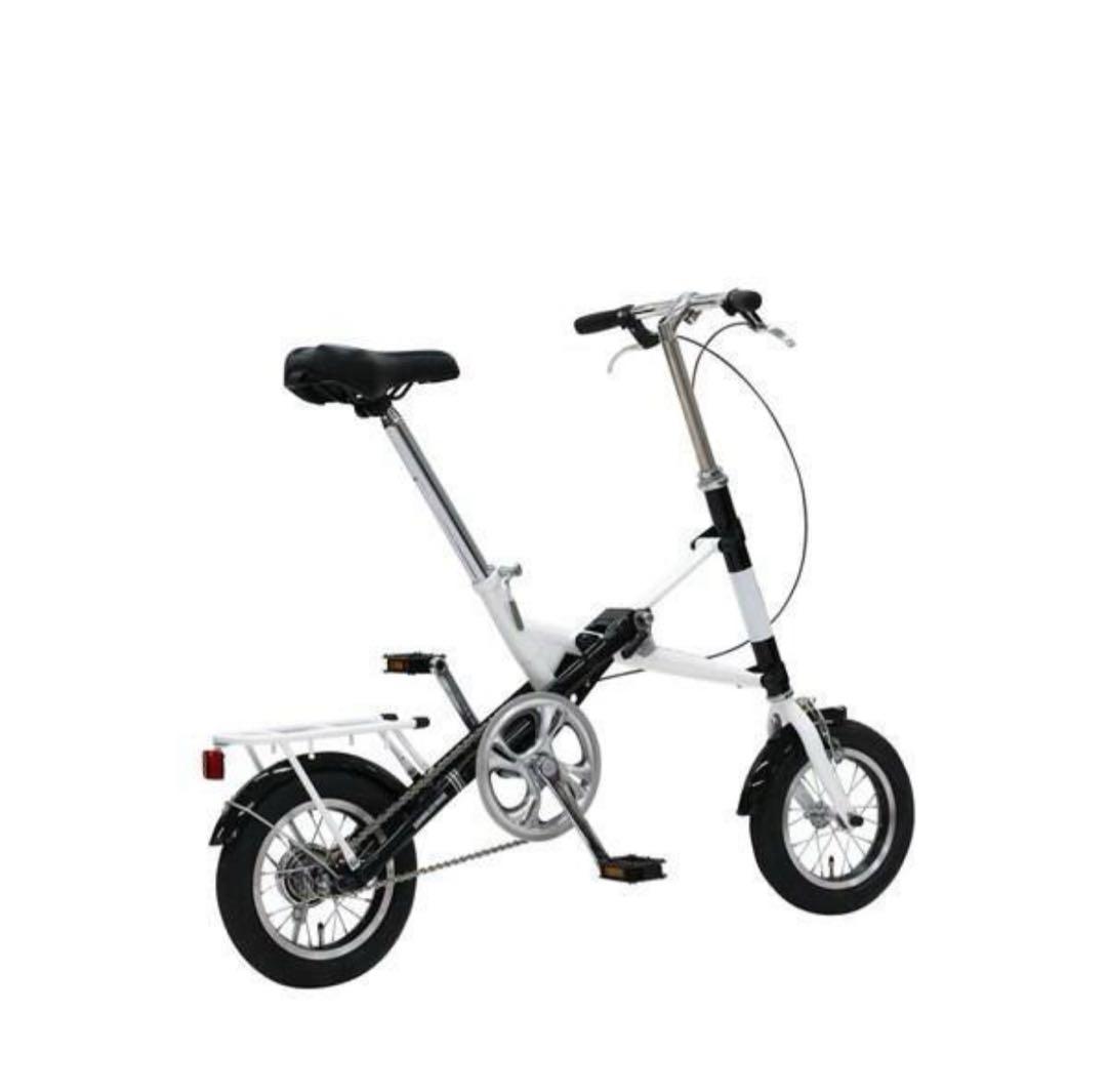 送料込みに変更MOBILLY ONE FDB120-X 折りたたみ自転車白