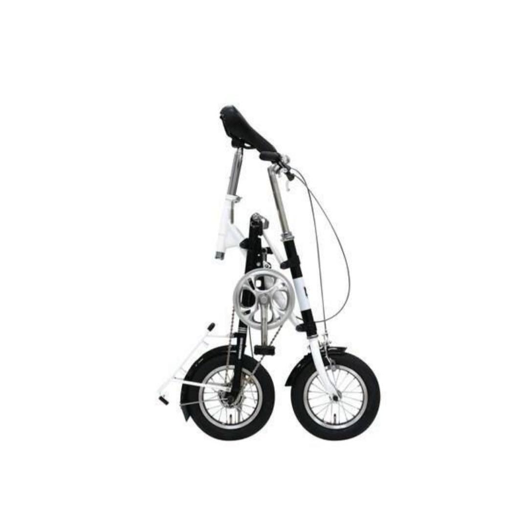 送料込みに変更MOBILLY ONE FDB120-X 折りたたみ自転車白