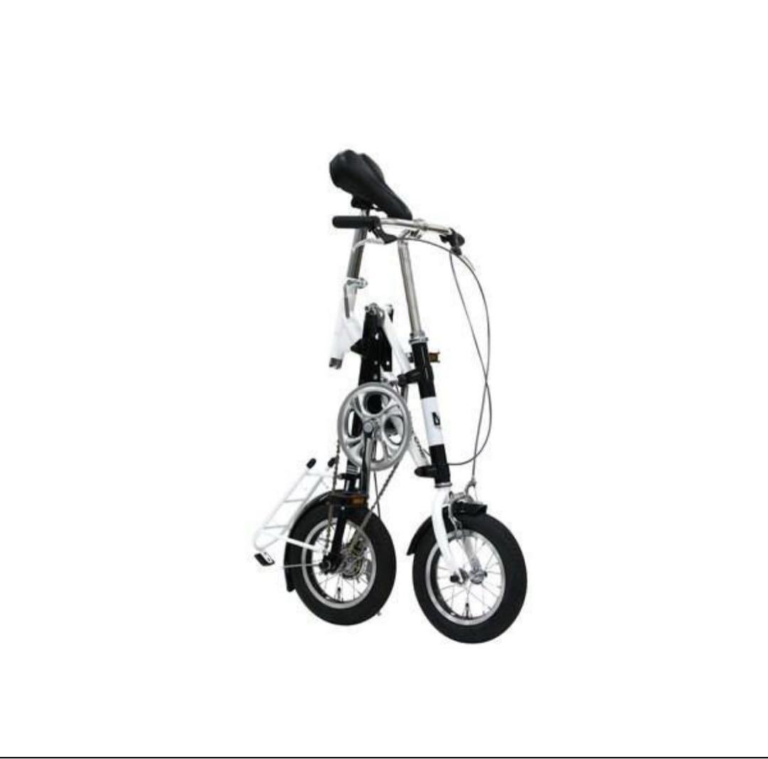 送料込みに変更MOBILLY ONE FDB120-X 折りたたみ自転車白