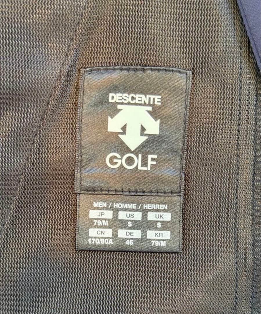 DESCENTE GOLF 半袖ハイネックシャツ&ショートパンツセット M