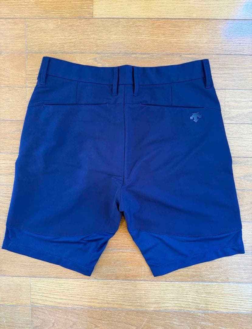 DESCENTE GOLF 半袖ハイネックシャツ&ショートパンツセット M
