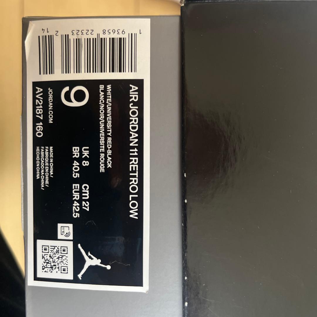 シューズ(男性用) AIR JORDAN 11 RETRO LOW 27cm