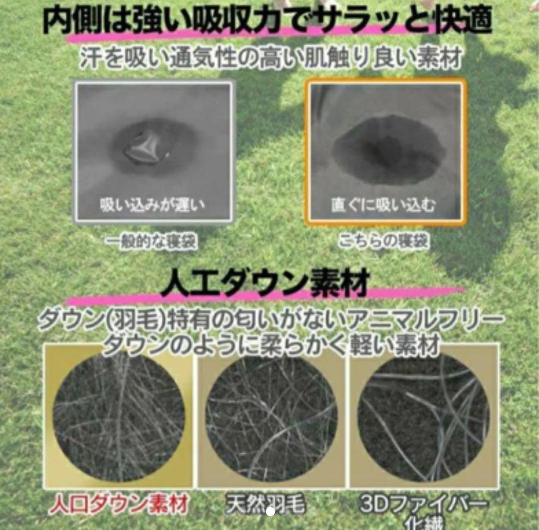 ２点　春夏用　子供　キッズ　KIDS 寝袋 シュラフ アウトドア　キャンプ　布団