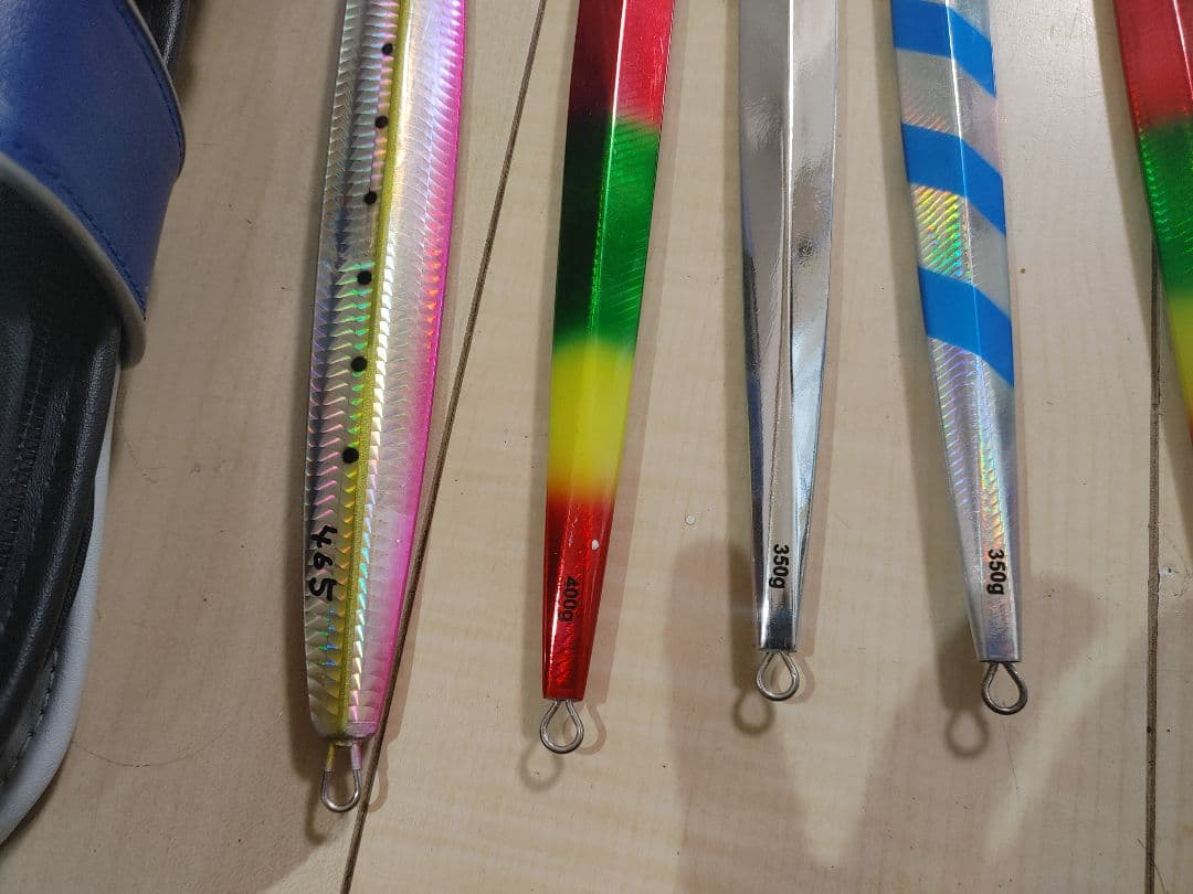 TBジグ　300～400g×4本 不明ジグ×2本　ロングジグ用ジグバッグセット！