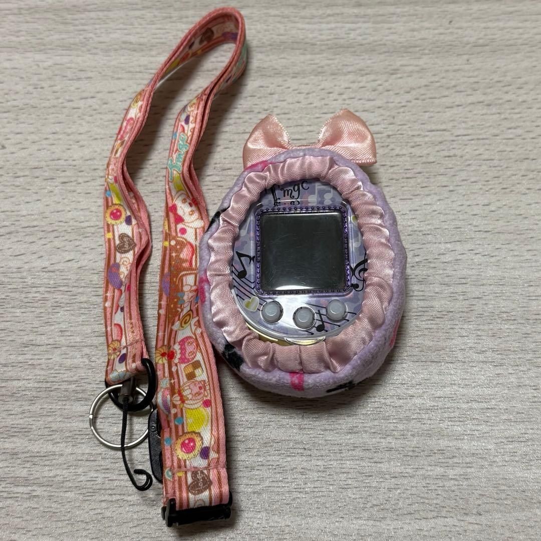 たまごっち4u バープル ソフトカバー ネックレスストラップ