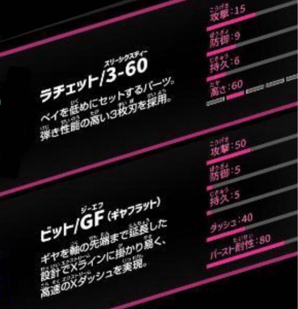 新品未使用 シャークスケイルデッキセット×3 パーツセレクト ベイブレードX
