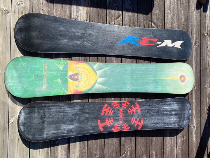 Burton & RCM  board スノボー板 3枚 セット