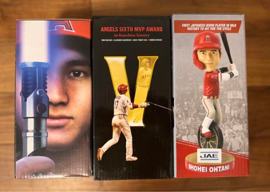 大谷翔平　ボブルヘッド　３体セット
