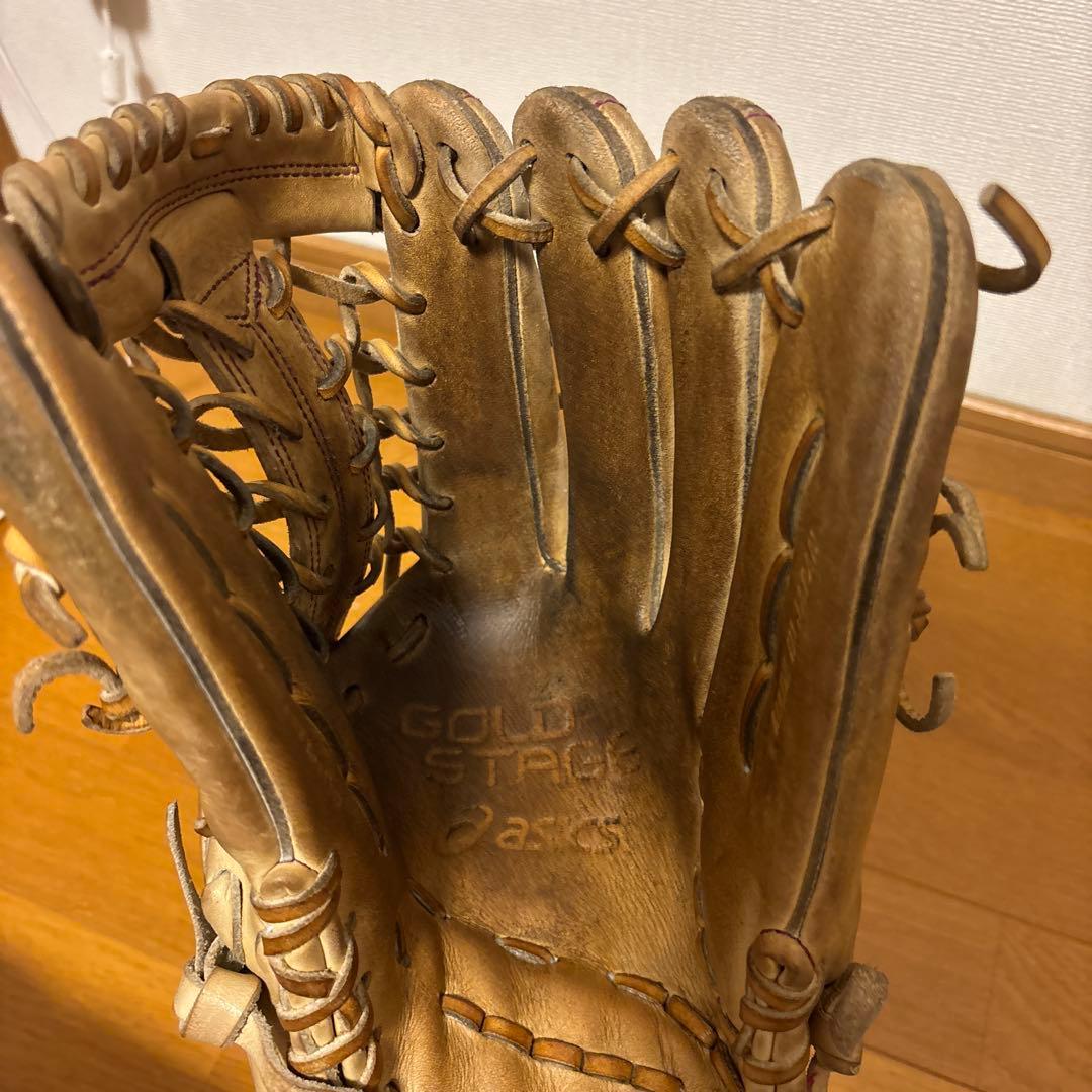 硬式グローブ外野用キャメル