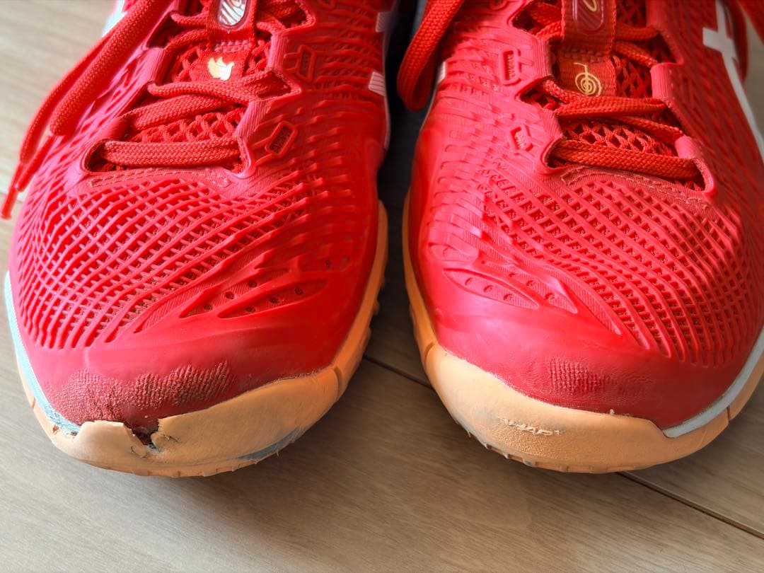 asics コートFF3 ノバク　ブルー26.0cm 中古（お得なおまけあり！）