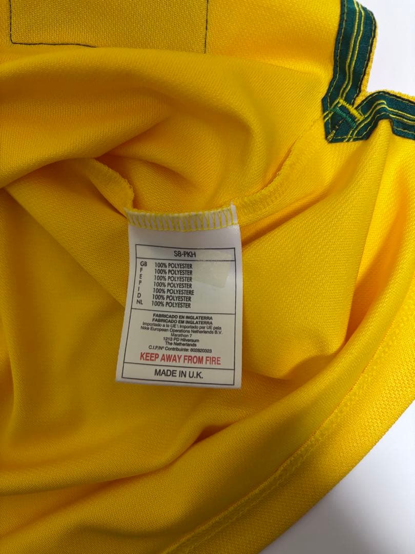 【超希少/当時物】98 ブラジル代表 ユニフォーム ロナウド W杯 ナイキ