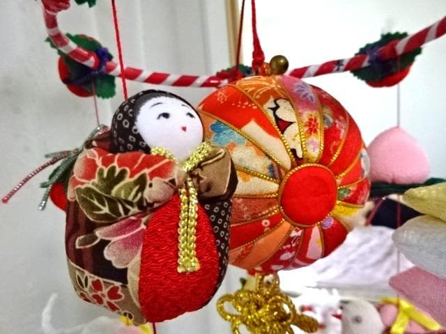 【期間限定値下げ】柳川さげもん 吊るし雛 木目込み鞠 ハンドメイド ひな祭り