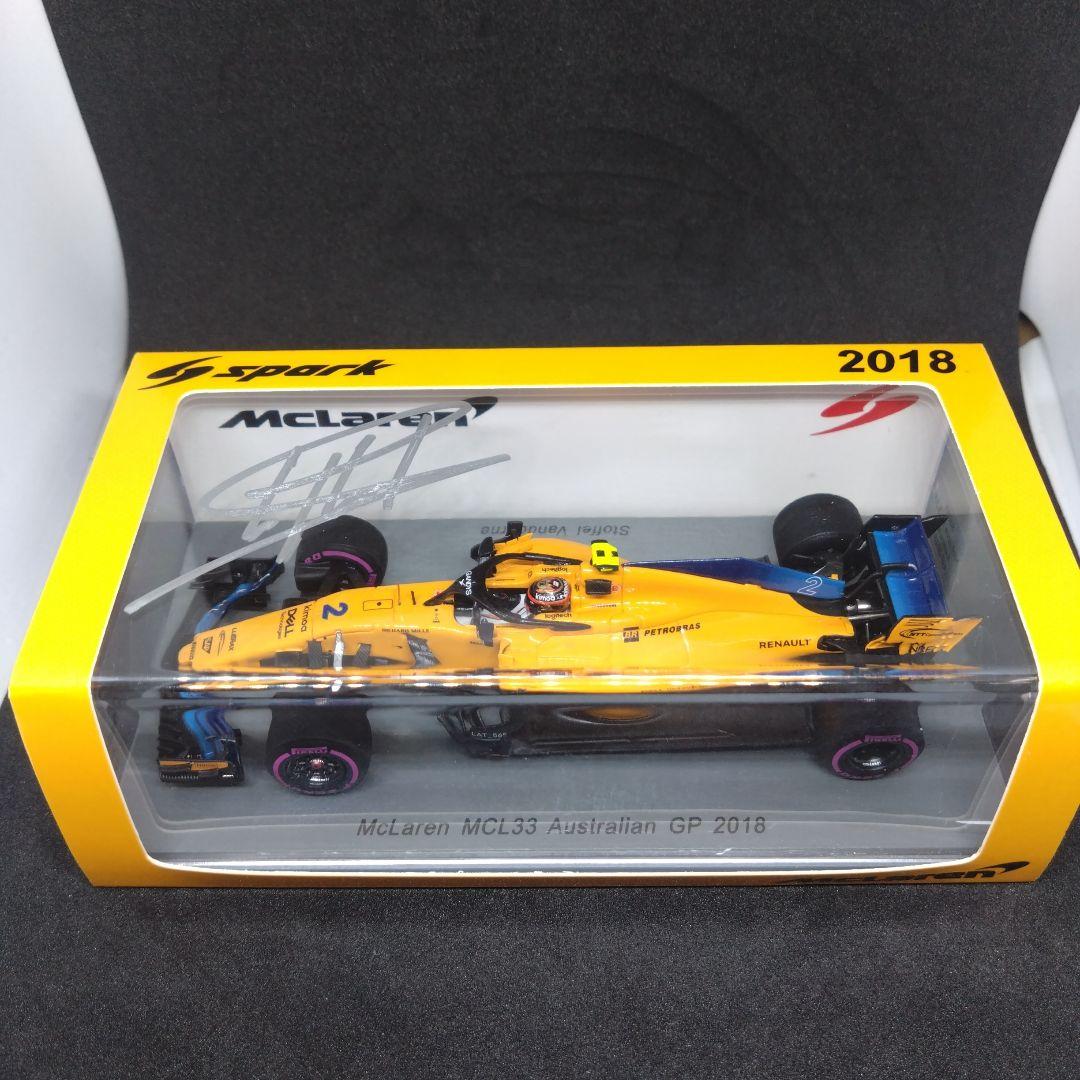 スパーク 1/43 マクラーレン MCL33 ルノー ストフェル・バンドーン