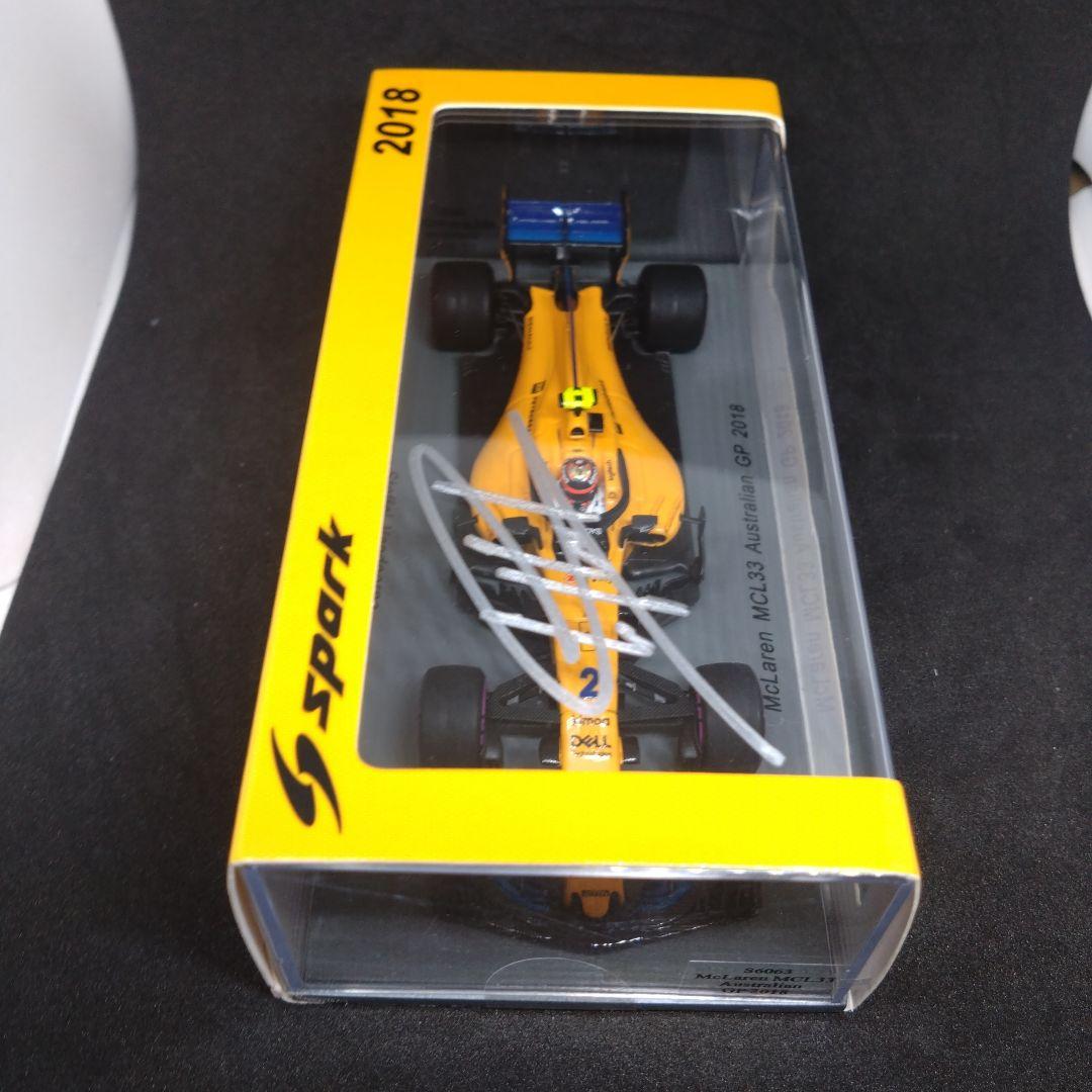 スパーク 1/43 マクラーレン MCL33 ルノー ストフェル・バンドーン