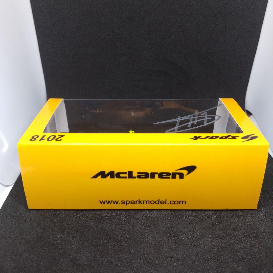 スパーク 1/43 マクラーレン MCL33 ルノー ストフェル・バンドーン