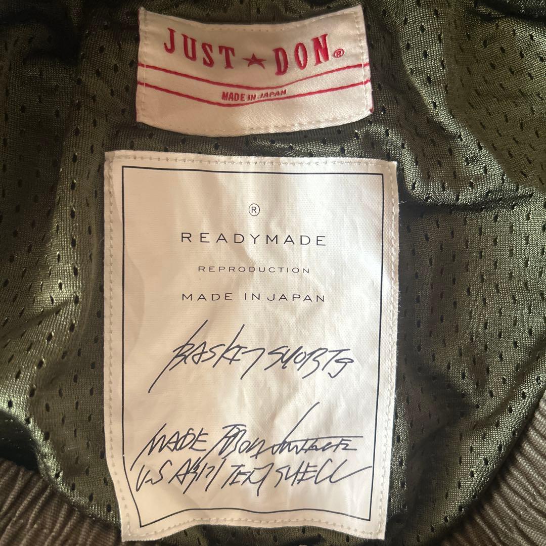 Just Don バスケットショーツ Made in Japan