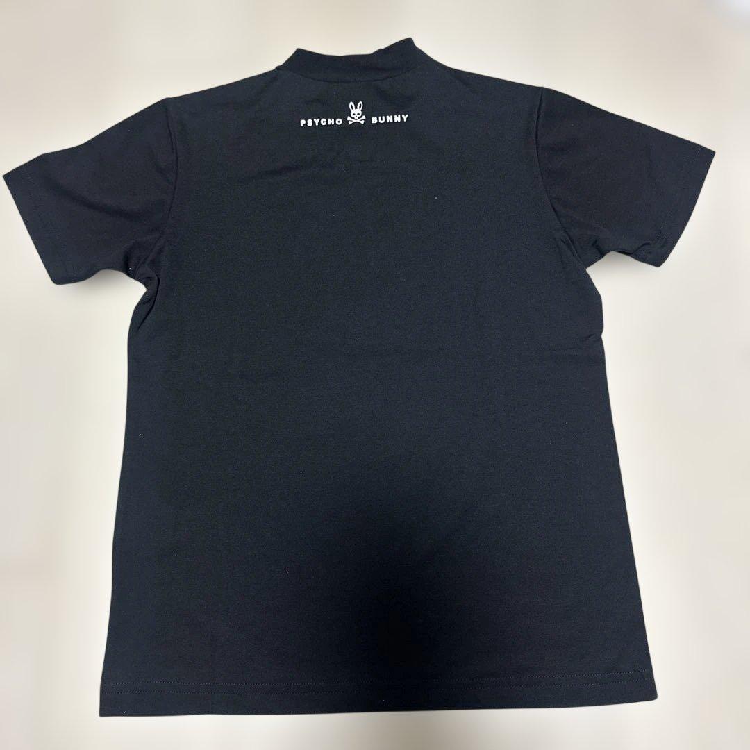 Psycho Bunny サイコバニー モックネック Tシャツ スカルバニー 黒
