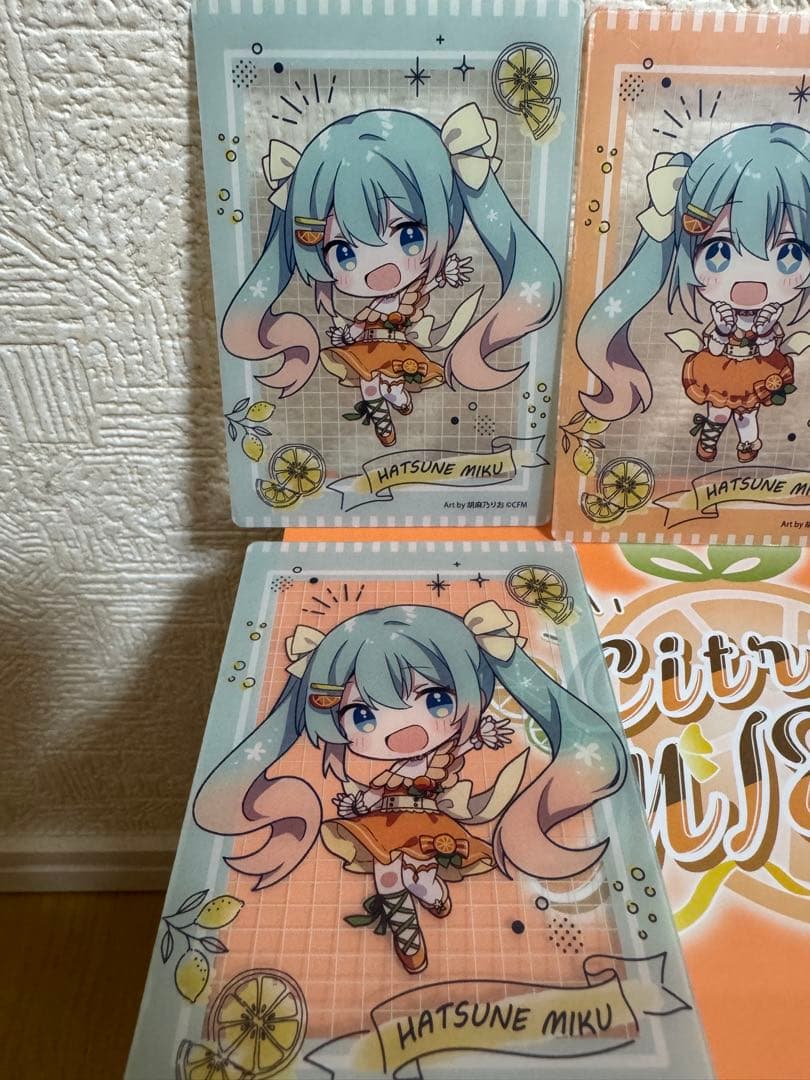 フリューくじ初音ミク CitrusMIKU A賞・D賞・E賞・G賞合計7点セット