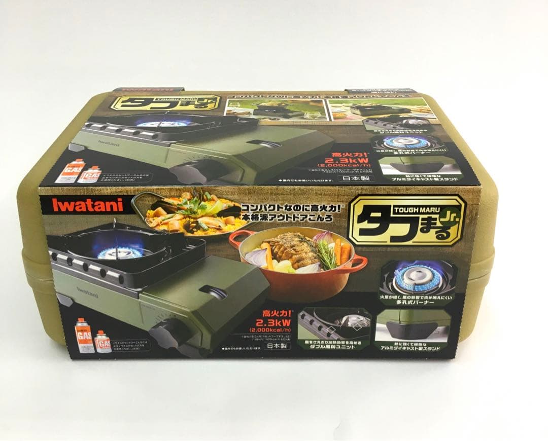 Iwatani タフまるJr. アウトドアカセットコンロ CB-ODX-JR