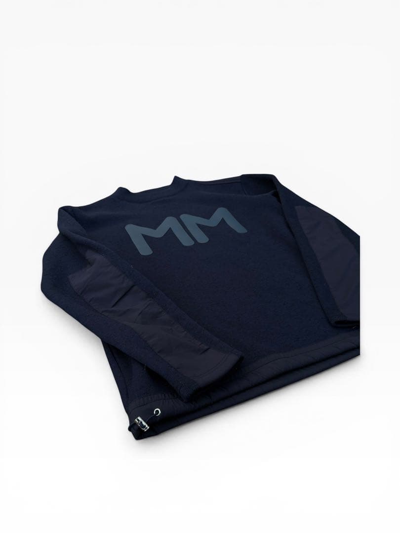 muta MARINE GOLF ニット セーター モックネック L ビッグロゴ