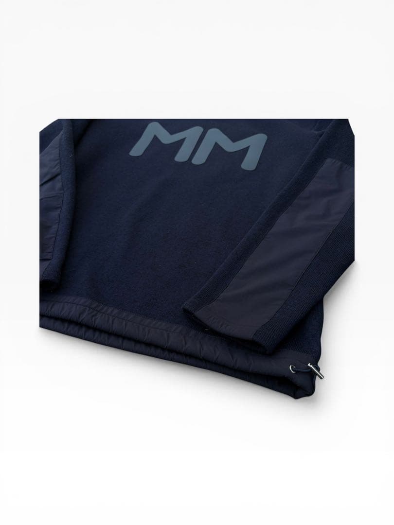 muta MARINE GOLF ニット セーター モックネック L ビッグロゴ