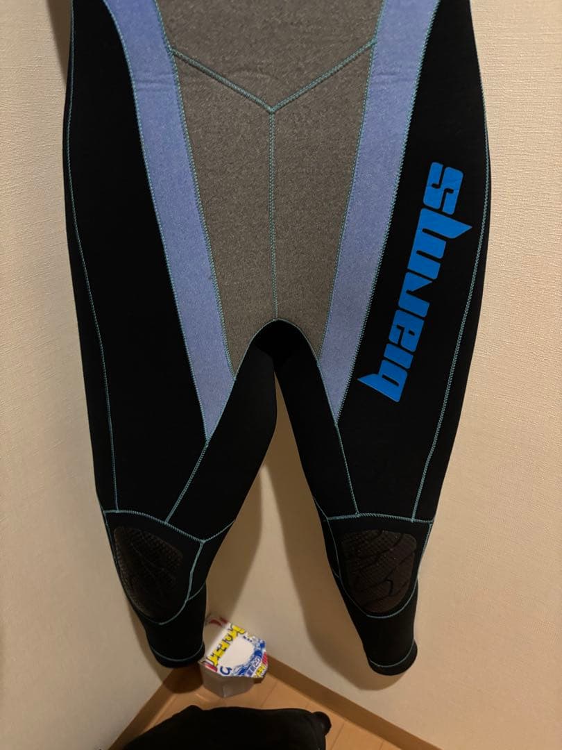 Proarmフルオーダーセミドライスーツ グレー 青