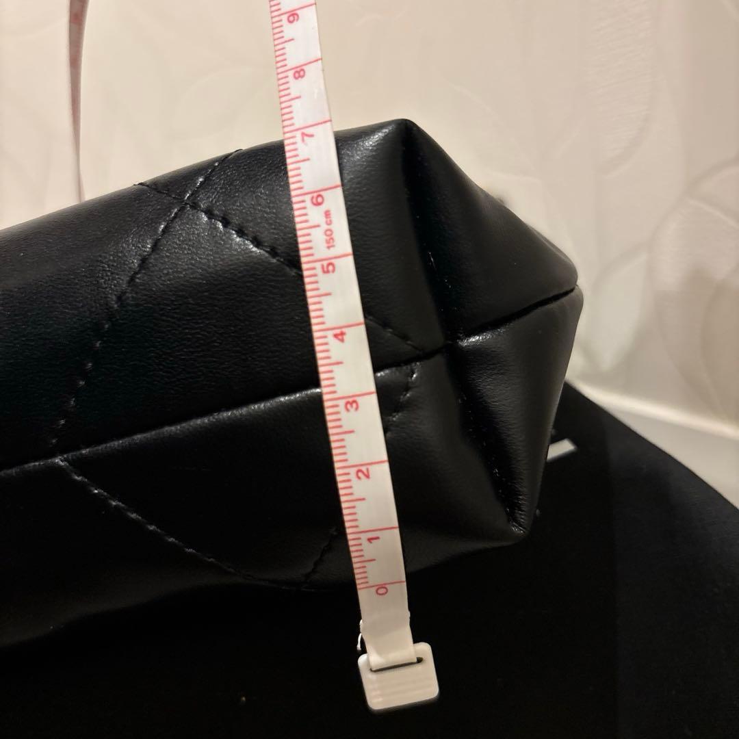 CHANEL ブラックレザー ショルダーバッグ ノベルティ 2way 保存袋付き