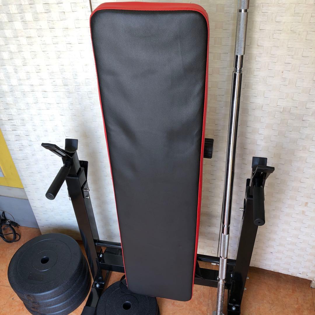 さくら　トレーニングベンチとウエイトプレートセット