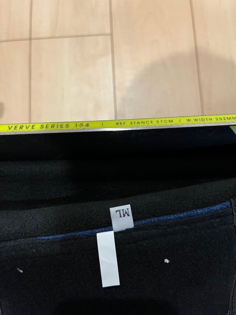 スノーボード　NIDECKER VERVE 154cm ビンディング、ブーツ付き
