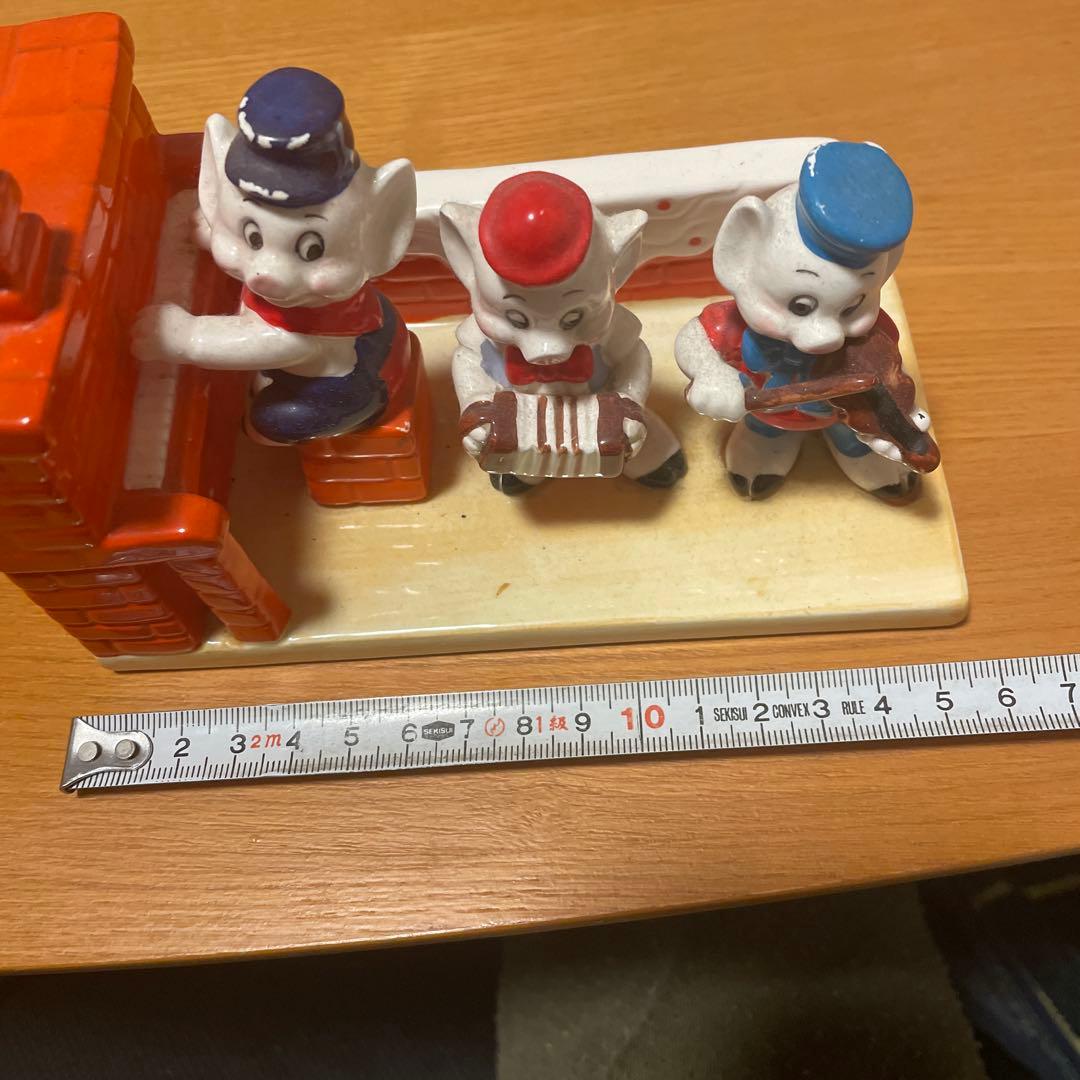 三匹のこぶた　陶器