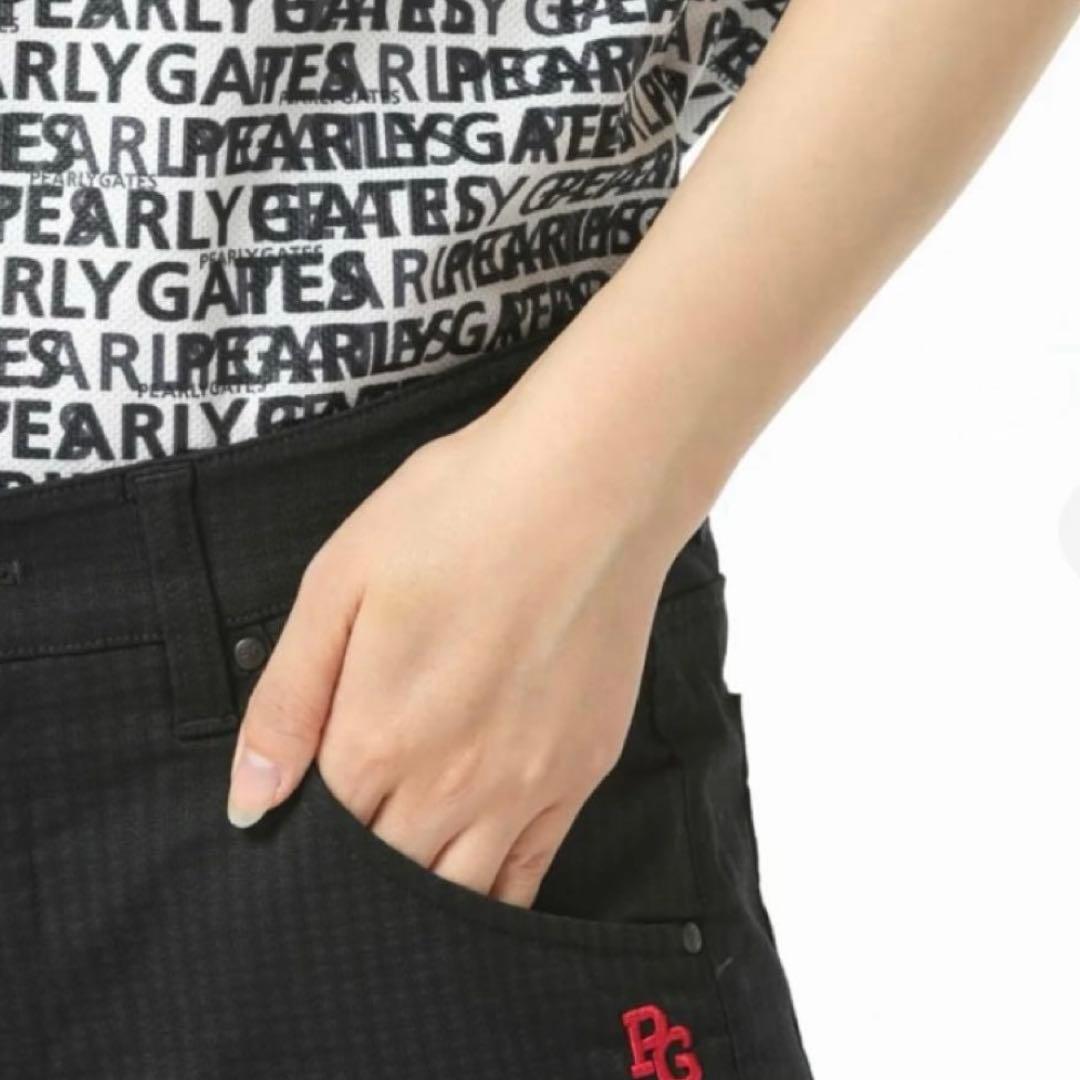 パーリーゲイツ☆美品 接触冷感 C/Pe BIG ドビー ストレッチ パンツ