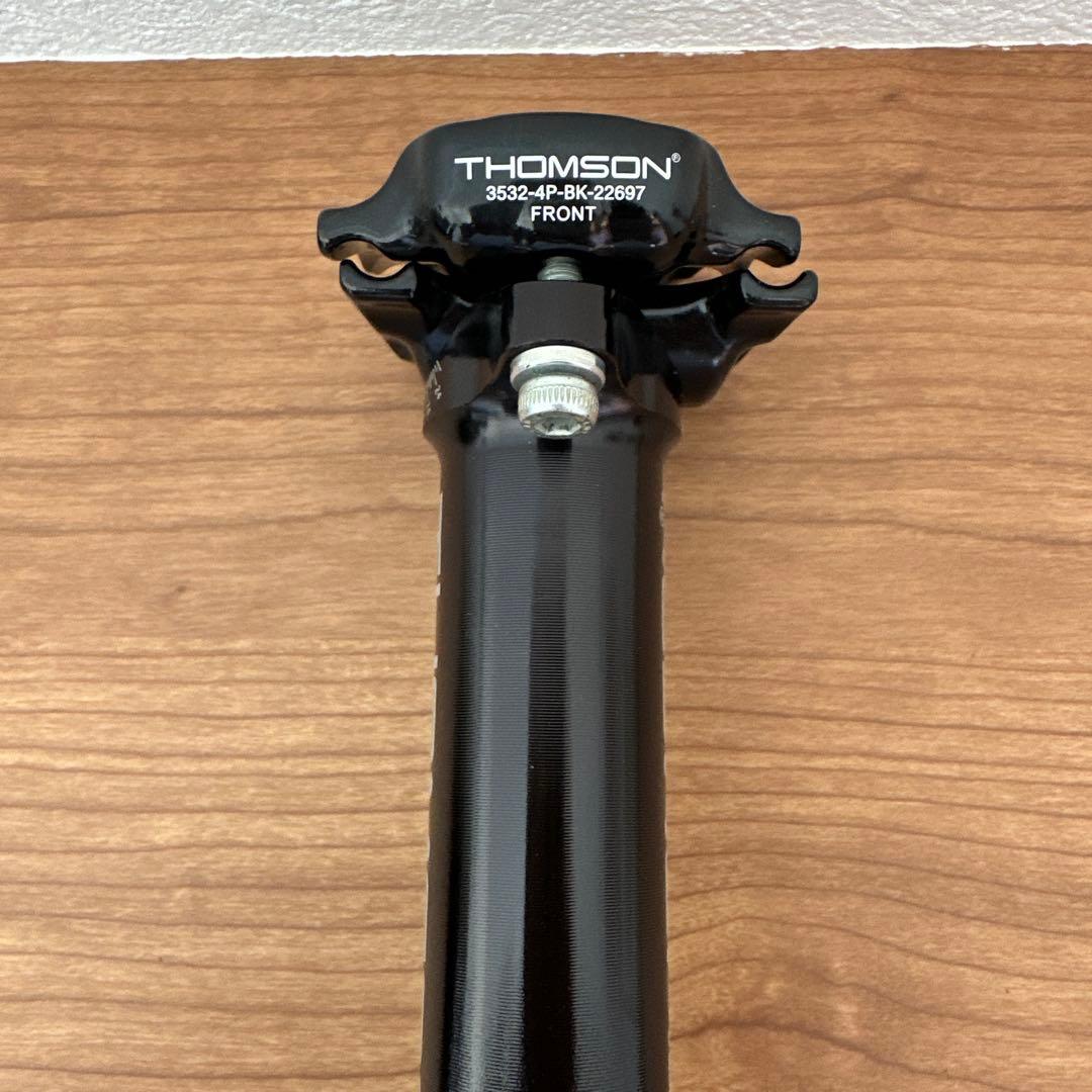 【美品】THOMSON SP-E101-SB シートポスト 27.2x330mm