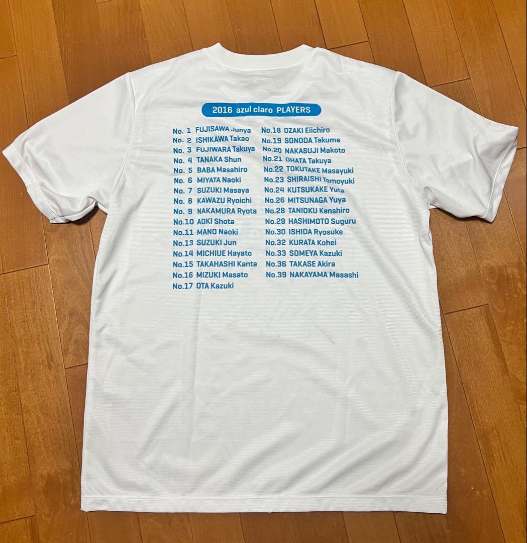 アスルクラロ沼津　２０１６年Ｊ3昇格記念 サイン入りTシャツ