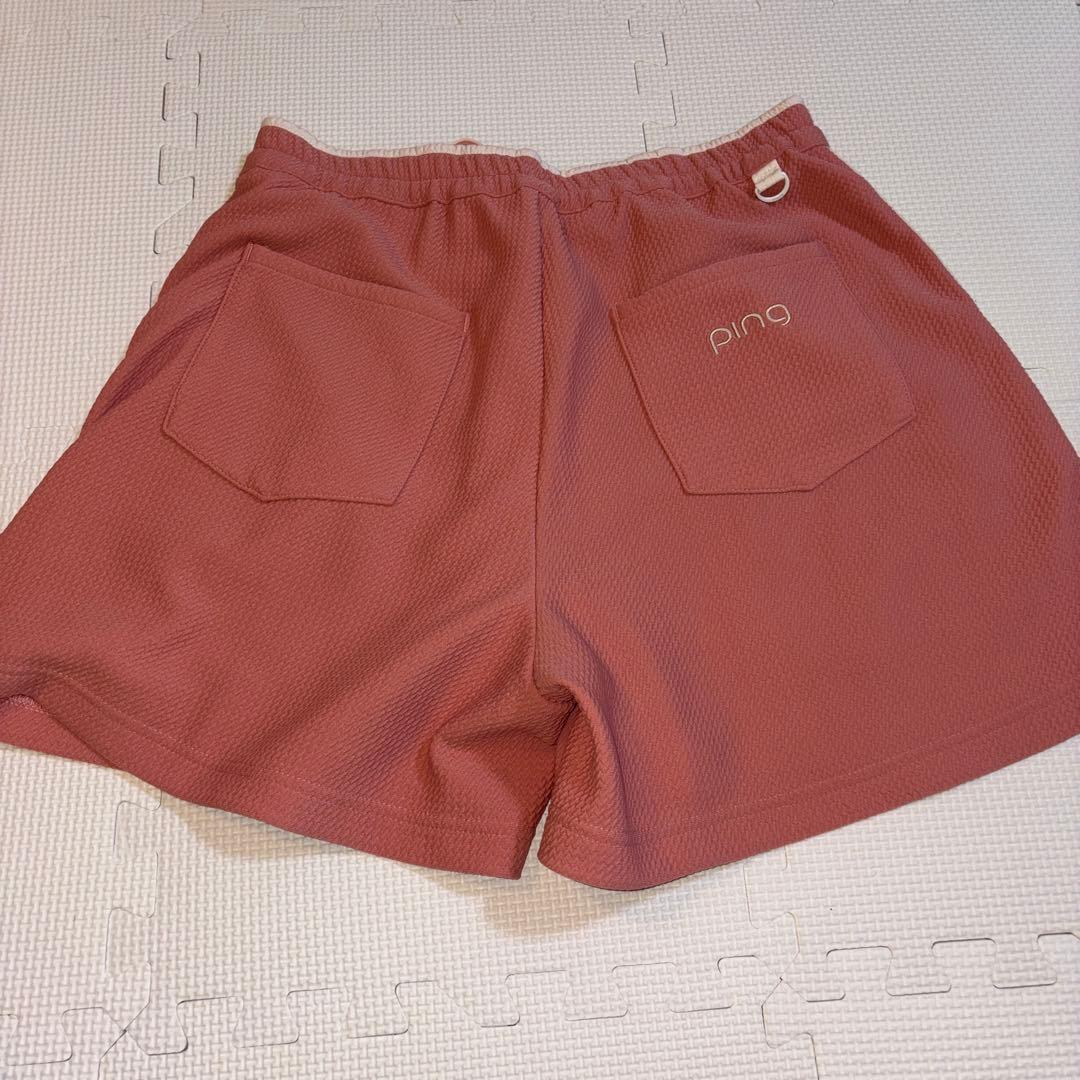 PING ピンク ポロシャツとショートパンツ セット