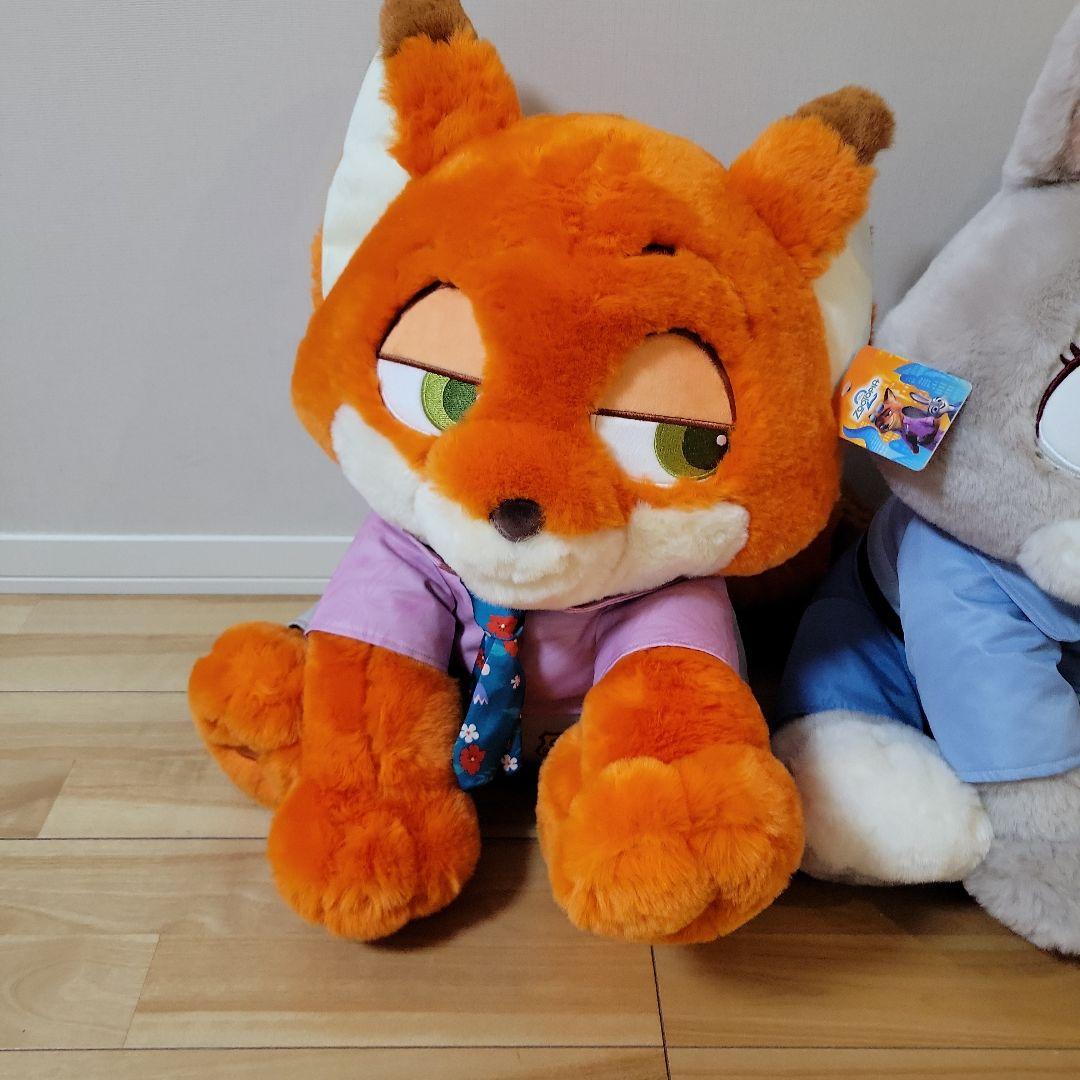 コストコ　ズートピア　ニック　ジュディ　ぬいぐるみ　ブランケット　ディズニー