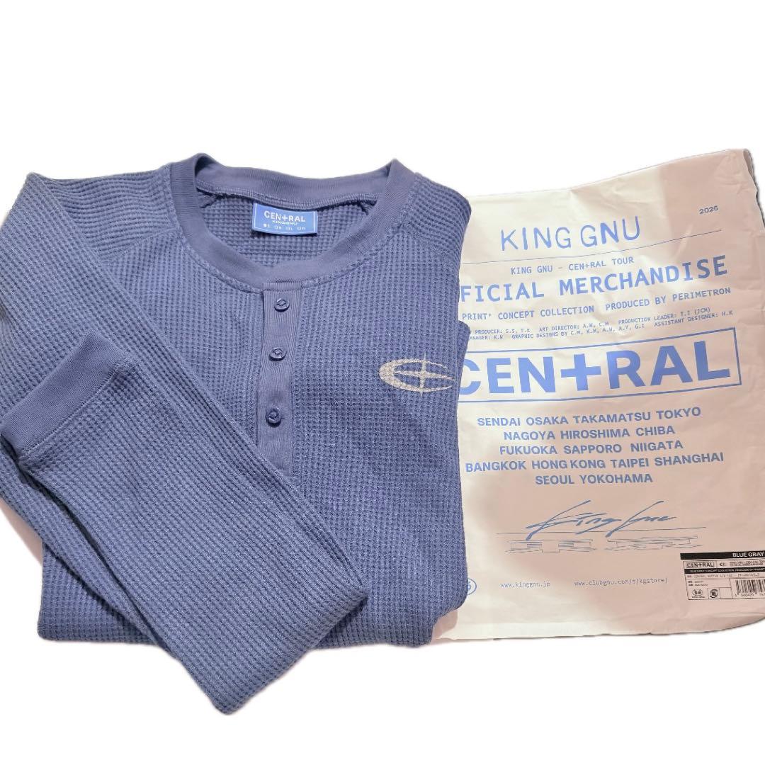 Sサイズ KING GNU CEN+RAL ツアーグッズ ワッフルTシャツ