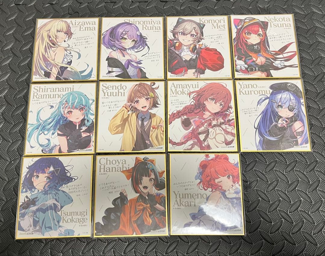 ぶいすぽ　アルバム　1000万人記念色紙　原画集