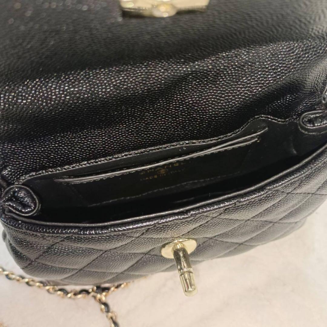 CHANELノベルティ ミニ ショルダーバッグ キルティング ゴールド2WAY
