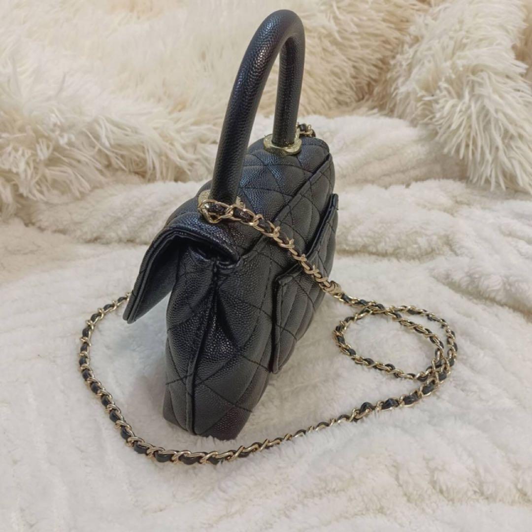CHANELノベルティ ミニ ショルダーバッグ キルティング ゴールド2WAY