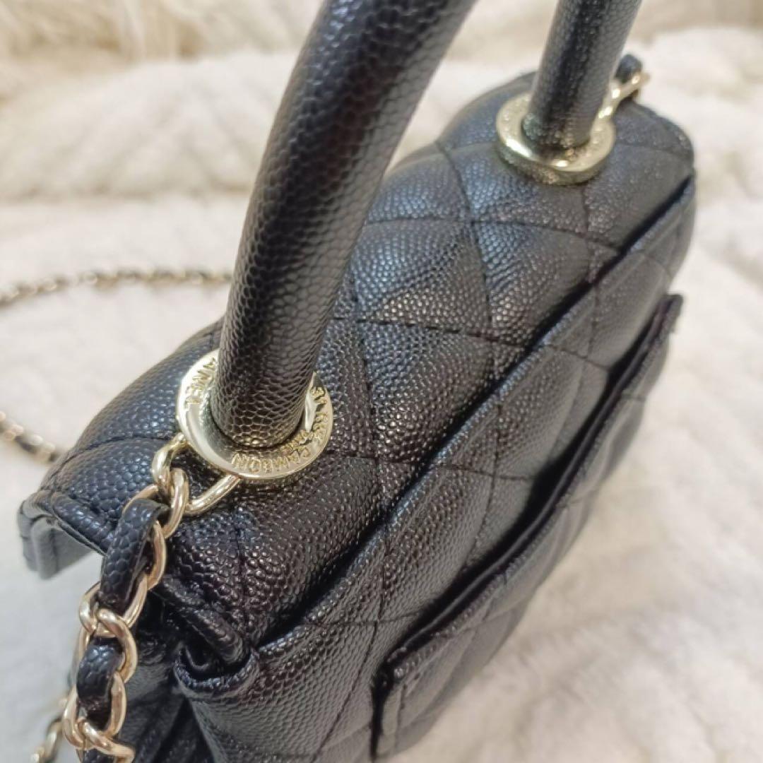 CHANELノベルティ ミニ ショルダーバッグ キルティング ゴールド2WAY