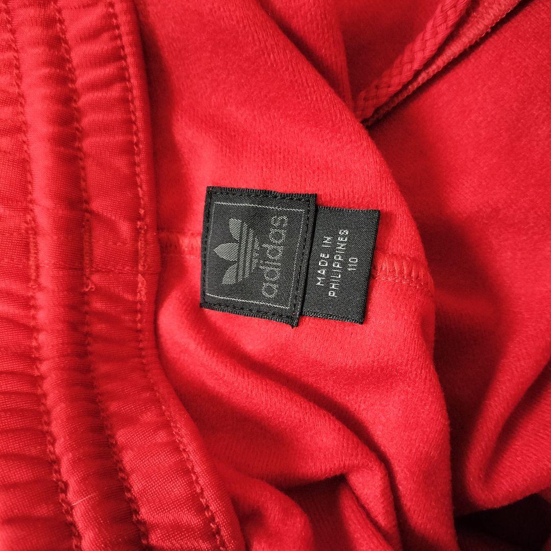 ★人気　アディダス　ファイヤーバード　トラックパンツ　ジャージ　レッド　2XL