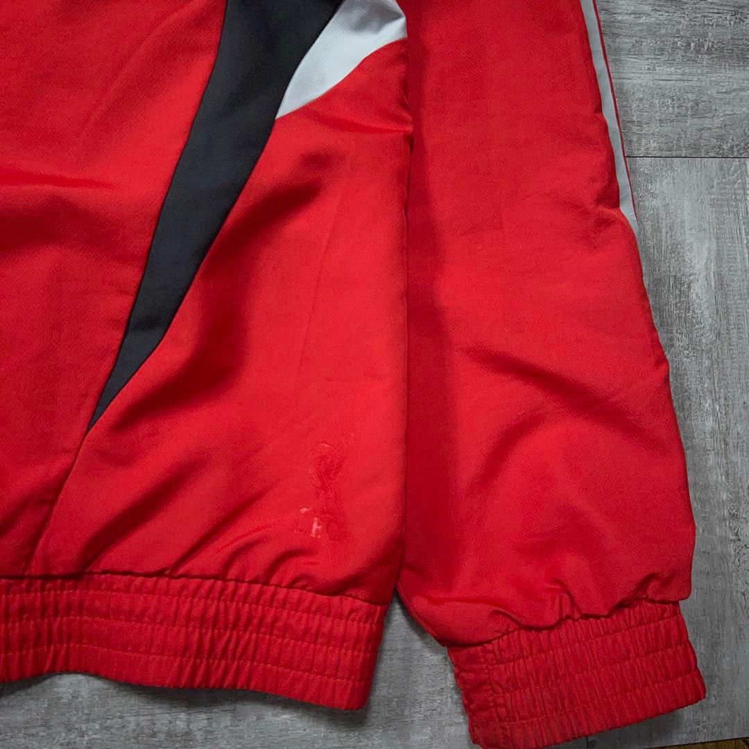 00s adidas リヴァプール ナイロンジャケット ハーフジップ アノラック