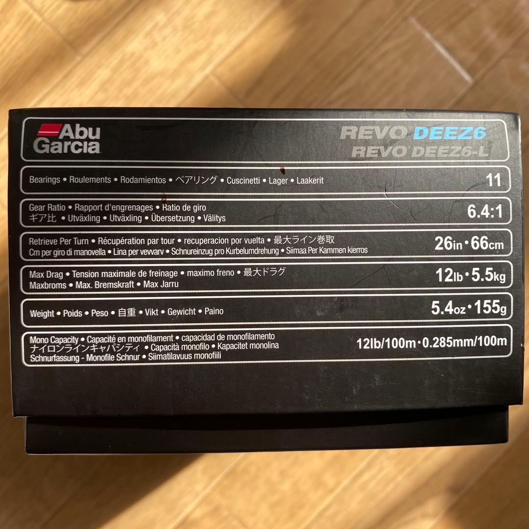 Abu Garcia Revo Deez 6-Lベイトリール