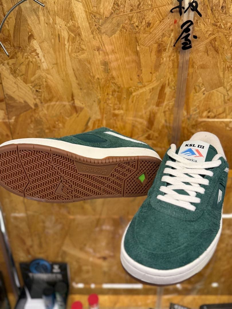 新作 Emerica KSL III ハンターグリーン 25cm