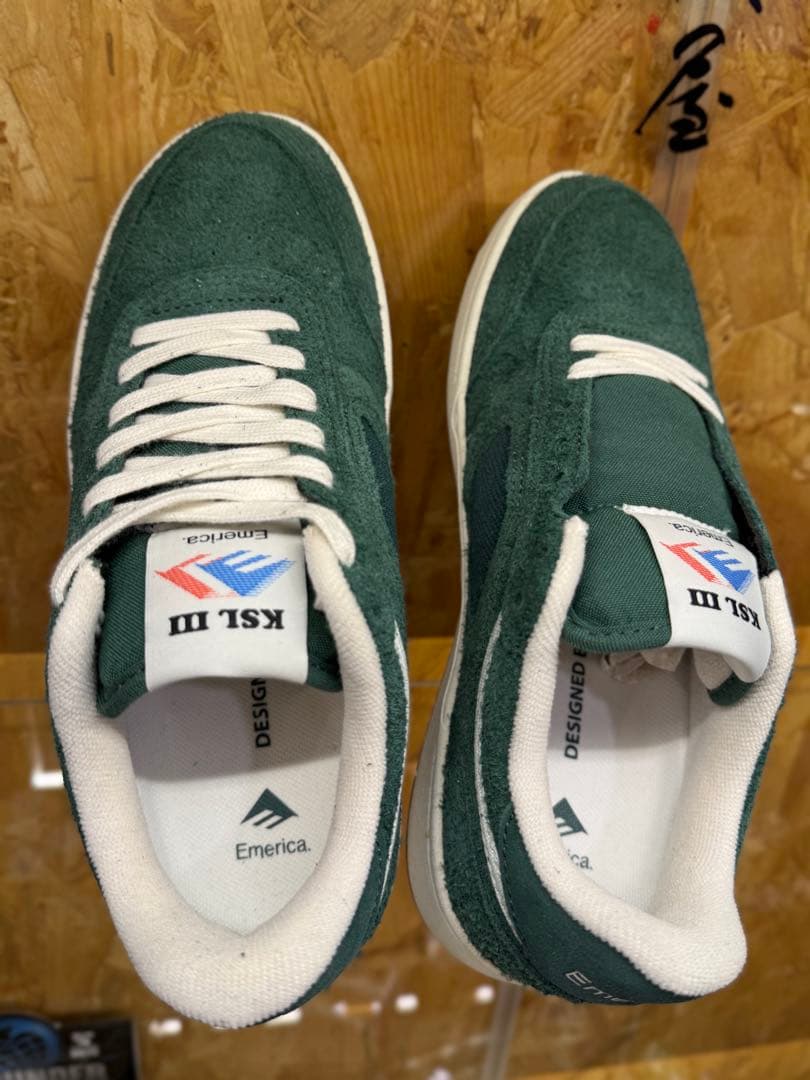 新作 Emerica KSL III ハンターグリーン 25cm