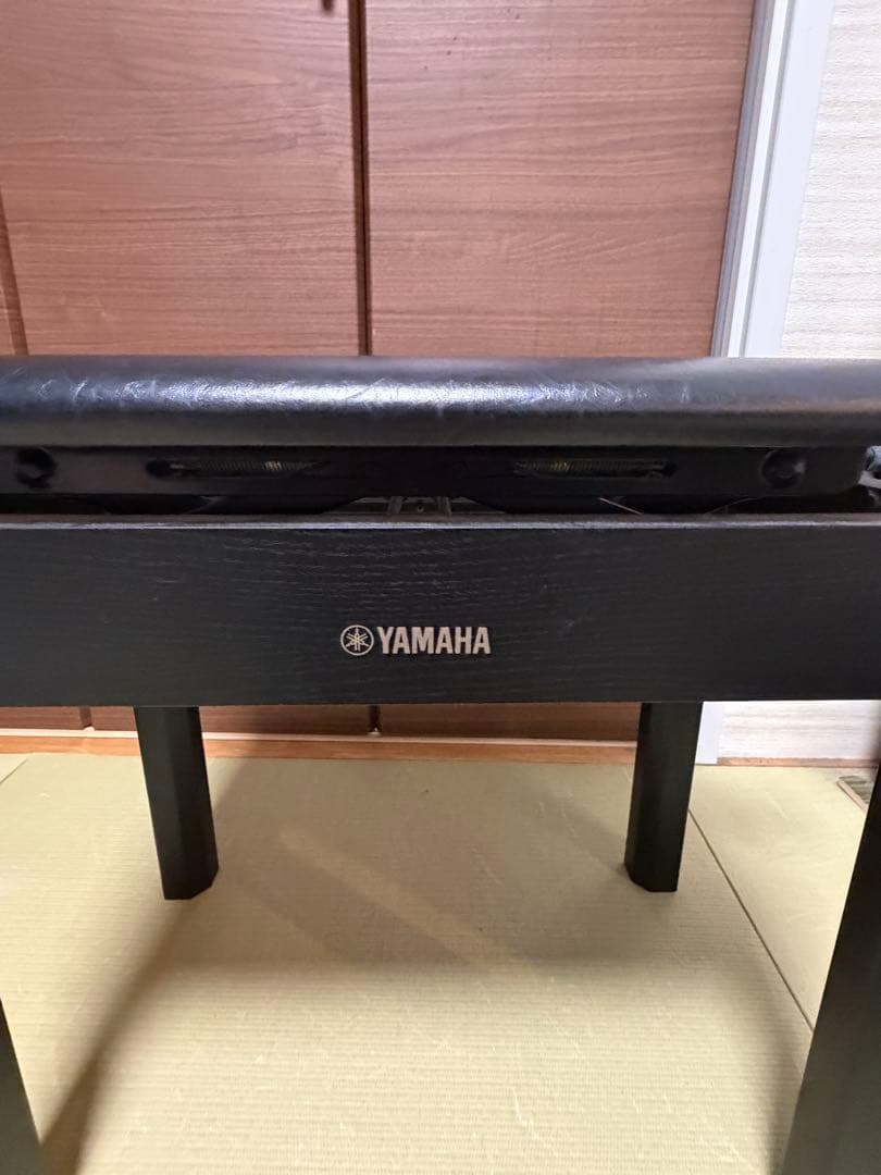 YAMAHA ピアノベンチ 高さ調整可能 黒