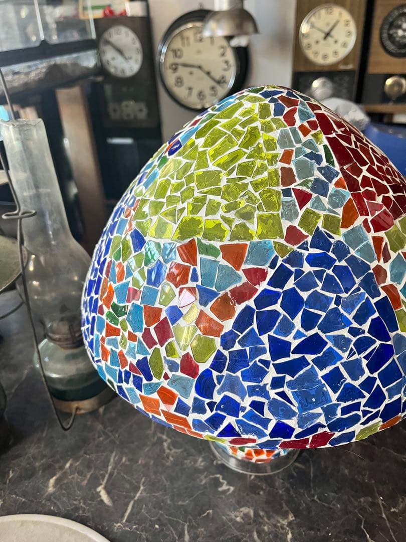 トルコモザイクランプの吊り下げランプ、ペンダントライト、ステンドグラスライト