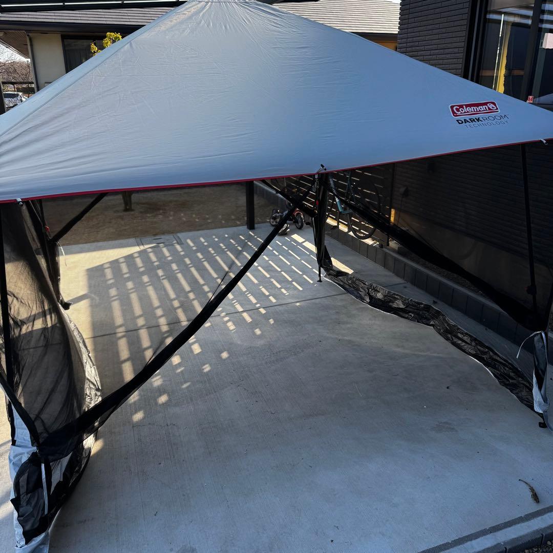 Coleman インスタントバイザーシェード スクリーンハウス ダークルーム